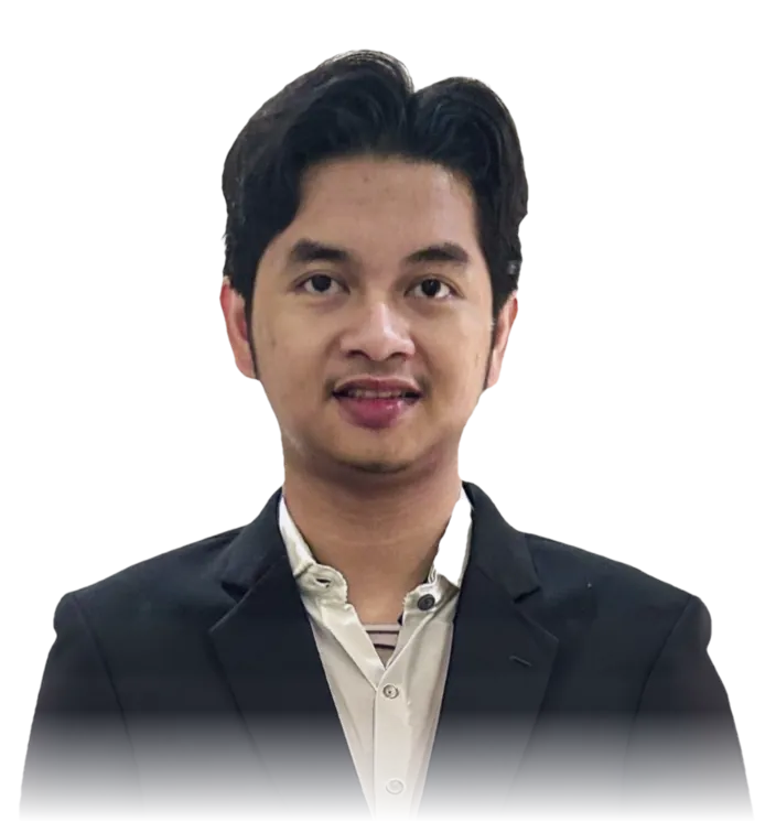 Eryawan Presma Yulianrifat, head and shoulders, dark blazer over a pale shirt, cut out against the panel